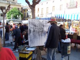 Concurso de Pintura al aire Libre en Mula 2009